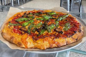 Pizza with vegetables